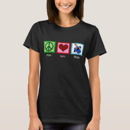 Camiseta Los tambores de amor por la paz son mujeres percus