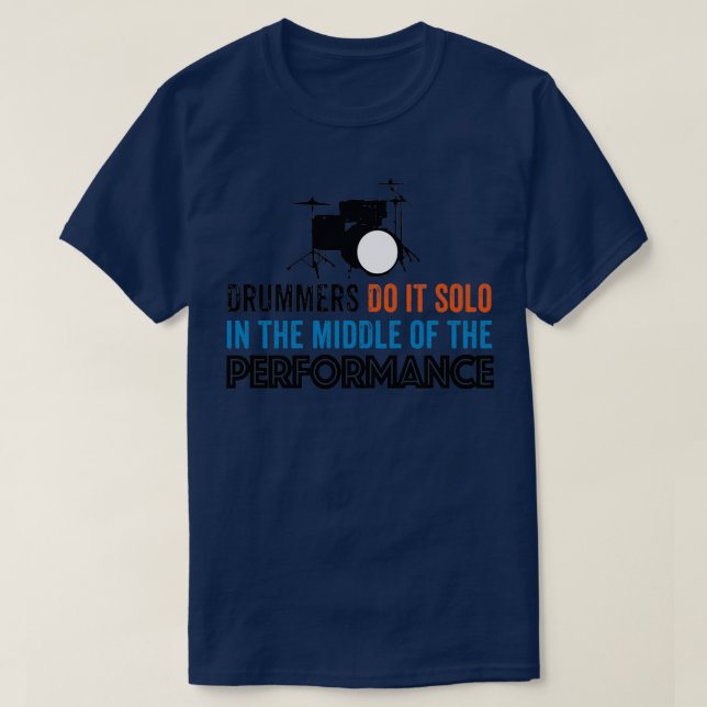 Camiseta Los tambores lo hacen solo (Diseño del anverso)
