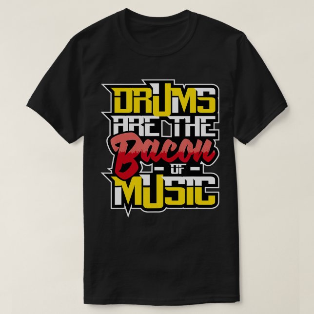 Camiseta Los Tambores Son La Boca De La Música Percussionis (Diseño del anverso)