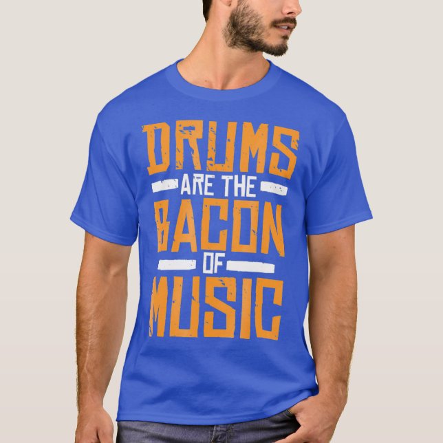 Camiseta Los Tambores Son La Boca De La Música Tambores (Anverso)
