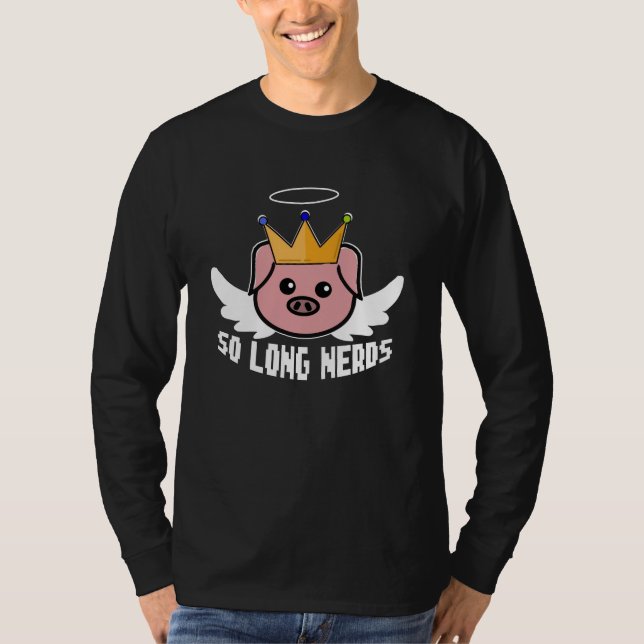 Camiseta Los tan largos nerds de Rip Technoblade (Anverso)