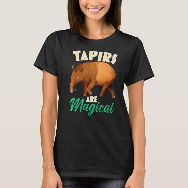 Camiseta Los Tapir Son Magos Zookeeper Animal De Vida Silve (Anverso)
