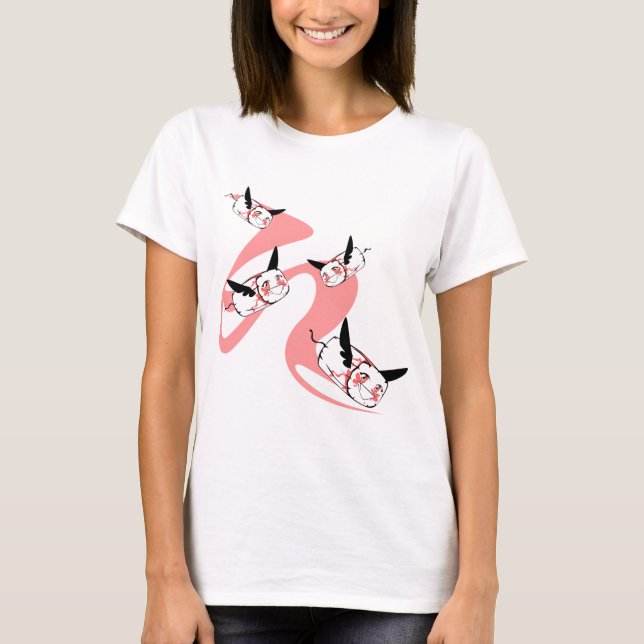 Camiseta ¡Los tapones felices del vuelo! KR 215 (Anverso)