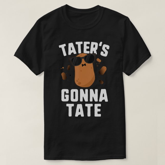 Camiseta Los Taters van a tratar a los niños que odian van  (Diseño del anverso)