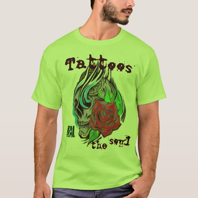 Camiseta Los tatuajes curan el alma (Anverso)