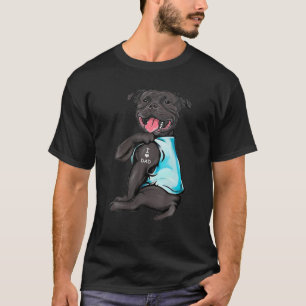 Camiseta Los tatuajes de Staffordshire Bull Terrier que amo