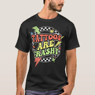 Camiseta Los tatuajes retro son tontos sarcásticos y gracio
