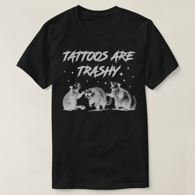 Camiseta Los tatuajes son desastrosos (Diseño del anverso)
