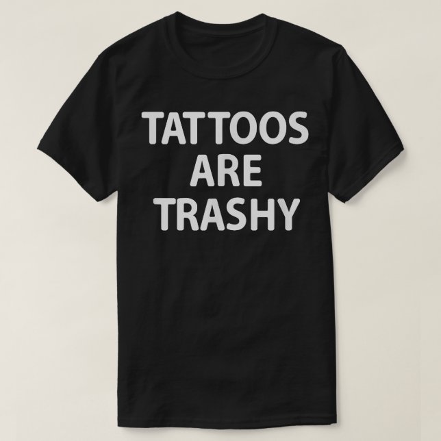 Camiseta Los tatuajes son una curiosa familia de Chistes sa (Diseño del anverso)