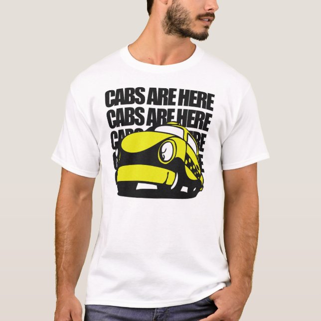 Camiseta Los taxis están aquí (Anverso)