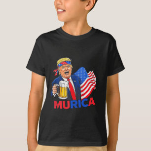 Camiseta Los Tees divertidos de Trump para beber cerveza ha
