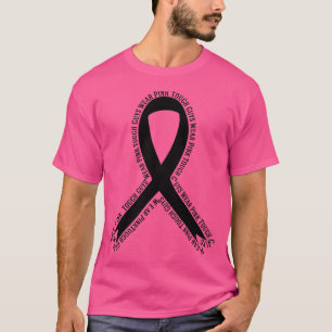 Camiseta Los Tejidos Usan Conciencia Sobre El Cáncer De Mam