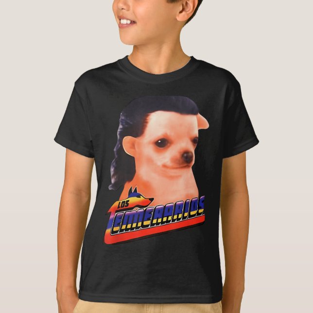 Camiseta Los Temerarios Funny Dog Chihuahua  (Anverso)