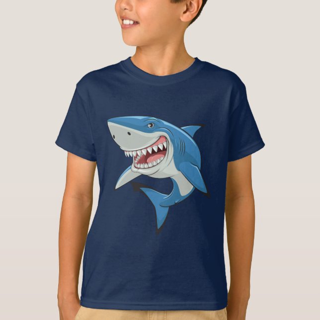 Camiseta los temibles amantes de los tiburones de playa (Anverso)