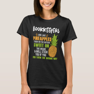 Camiseta Los tenedores de libros son como las piñas Traba