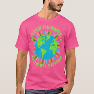 Camiseta Los terapeutas del habla hacen que el mundo gire