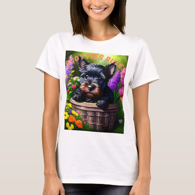 Camiseta ¡Los Territorios Escoceses gobiernan! (Anverso)