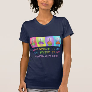 Camiseta Los tés oscuros de las mujeres - Pasteles de cump