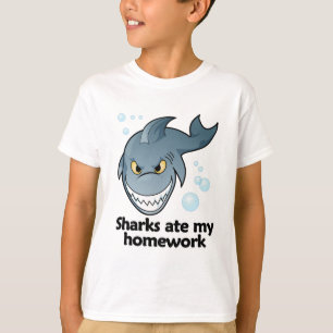 Camiseta Los tiburones comieron mi preparación