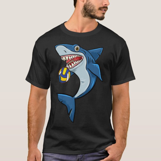 Camiseta Los tiburones de voleibol aman a los amantes de lo (Anverso)