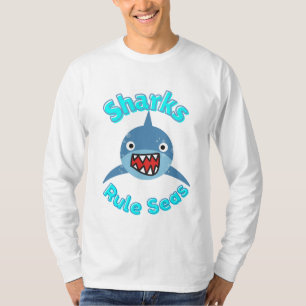 Camiseta los tiburones gobiernan el mar, al estilo personal