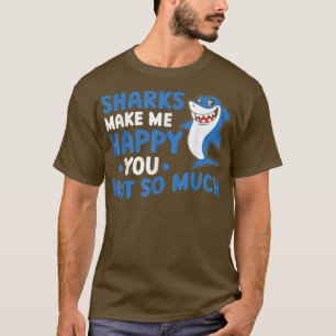 Camiseta Los tiburones me hacen feliz no tanto