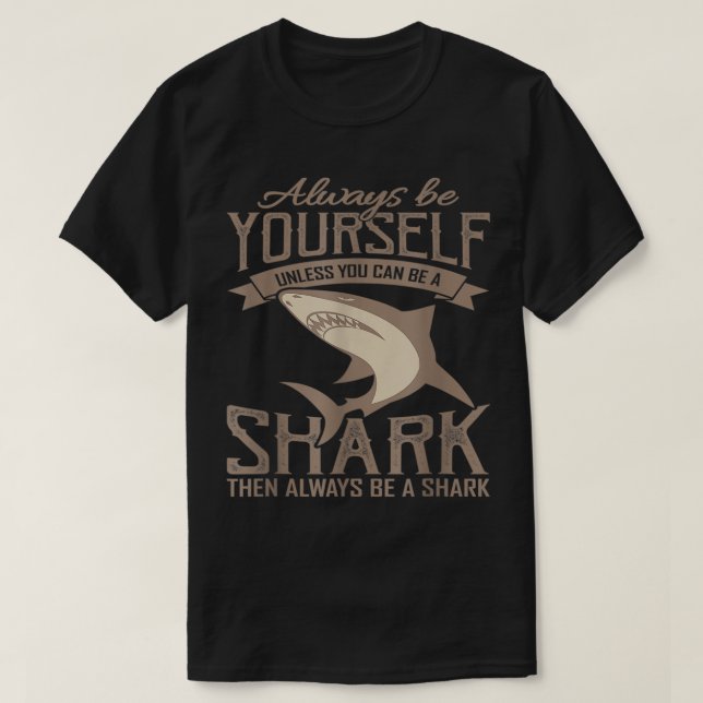Camiseta Los Tiburones Son Un Buceador De Tiburones Para Ni (Diseño del anverso)