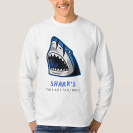 CAMISETA LOS TIBURONES TE MATARÁN... CITA DIVERTIDA