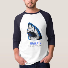 CAMISETA LOS TIBURONES TE MATARÁN... CITA DIVERTIDA
