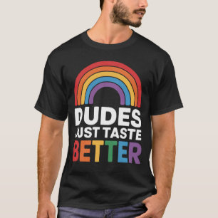 Camiseta Los Tipos Saben Mejor Divertido Gay Arcoíris LGBTQ