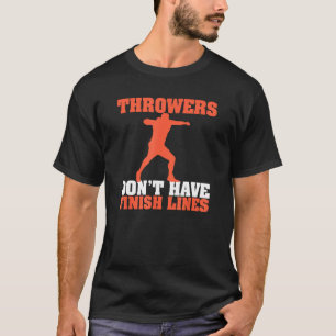 Camiseta Los tiradores no tienen líneas de acabado tirando