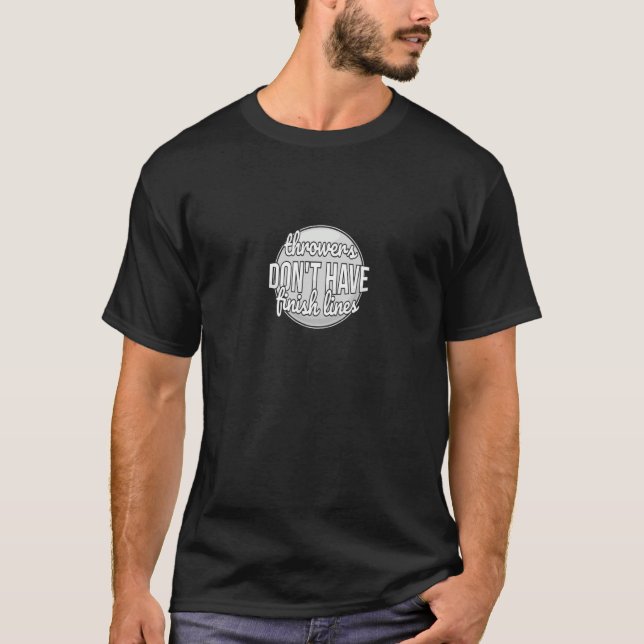 Camiseta Los tiradores no tienen pista de líneas de acabado (Anverso)