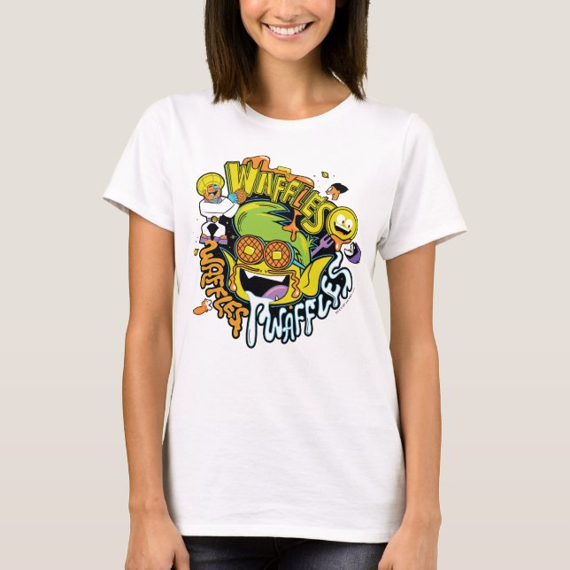Camiseta ¡Los titanes adolescentes se van! | Beast Boy Waff (Anverso)