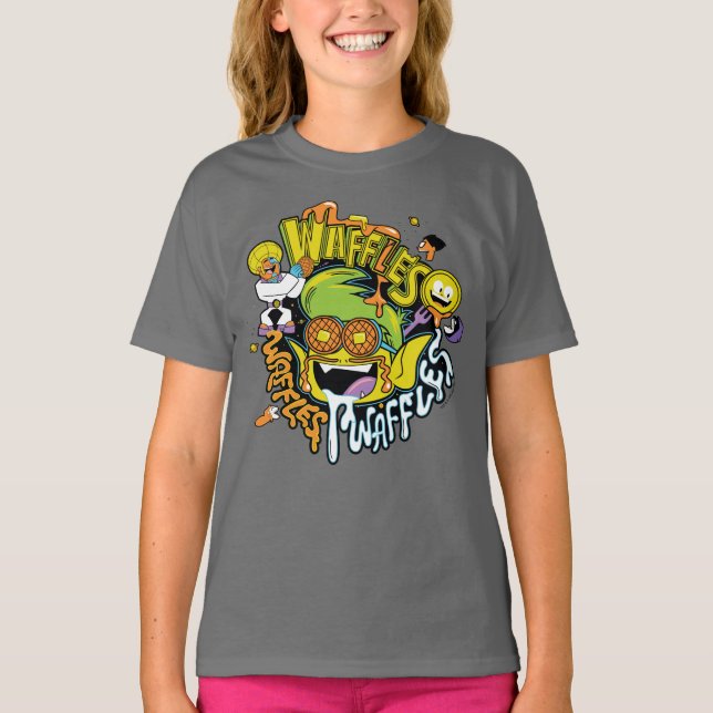 Camiseta ¡Los titanes adolescentes se van! | Beast Boy Waff (Anverso)