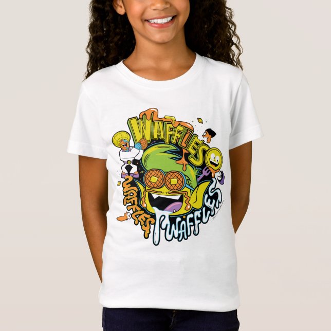 Camiseta ¡Los titanes adolescentes se van! | Beast Boy Waff (Anverso)