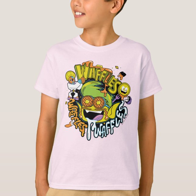 Camiseta ¡Los titanes adolescentes se van! | Beast Boy Waff (Anverso)