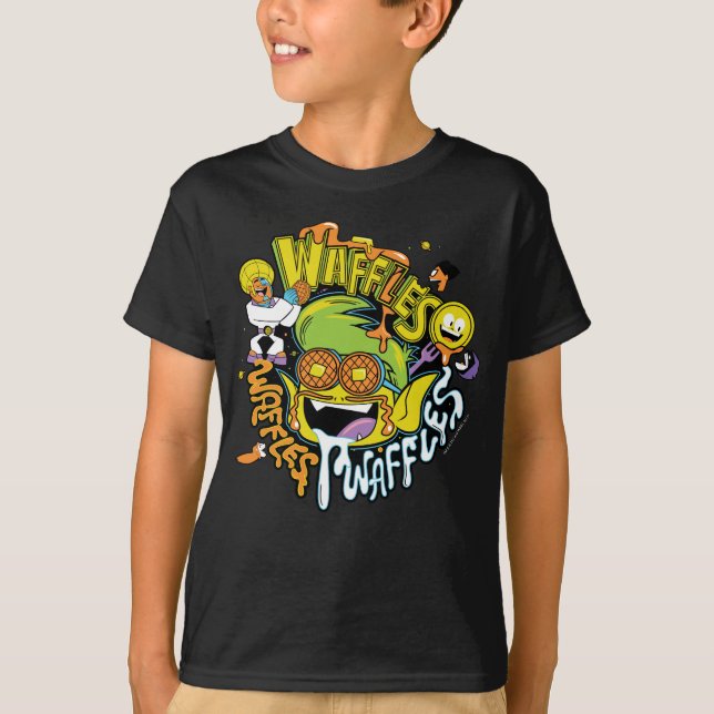 Camiseta ¡Los titanes adolescentes se van! | Beast Boy Waff (Anverso)