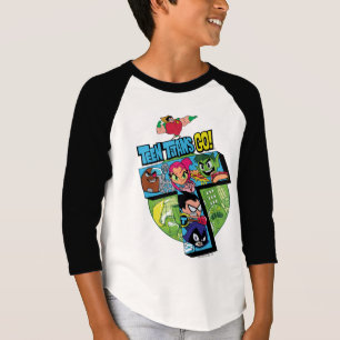 Camiseta ¡Los titanes adolescentes se van!   Collage de la 
