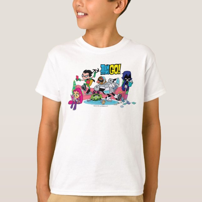 Camiseta ¡Los titanes adolescentes se van! | Enfoques monst (Anverso)