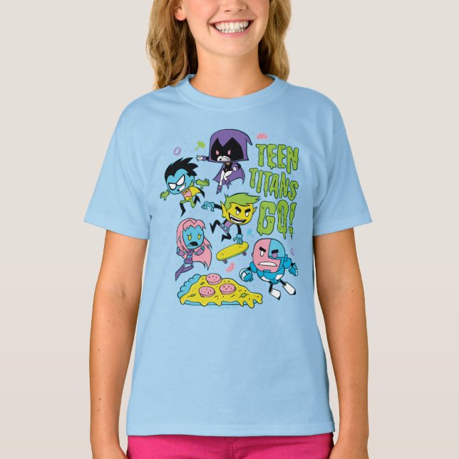 Camiseta ¡Los titanes adolescentes se van! | Gnarly Gráfico (Anverso)