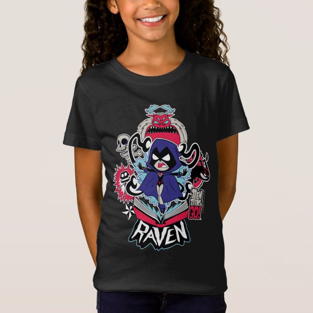 Camiseta ¡Los titanes adolescentes se van! | Gráfica Raven  (Anverso)