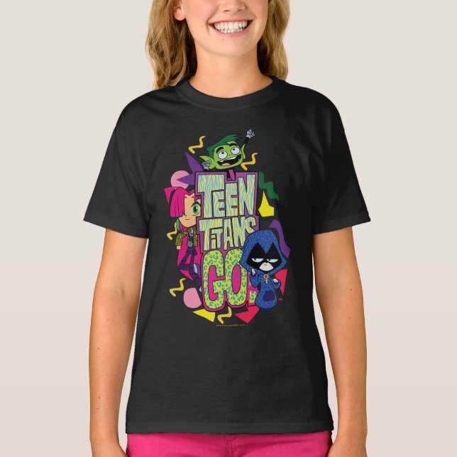 Camiseta ¡Los titanes adolescentes se van! | Logo de "Chica (Anverso)