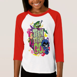 Camiseta ¡Los titanes adolescentes se van!   Logo de "Chica
