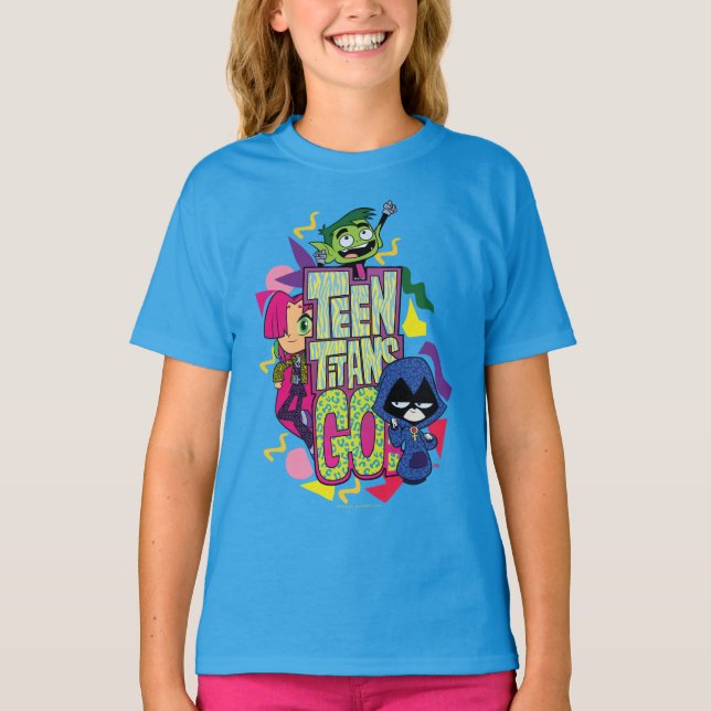 Camiseta ¡Los titanes adolescentes se van! | Logo de "Chica (Anverso)