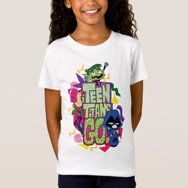 Camiseta ¡Los titanes adolescentes se van! | Logo de "Chica (Anverso)