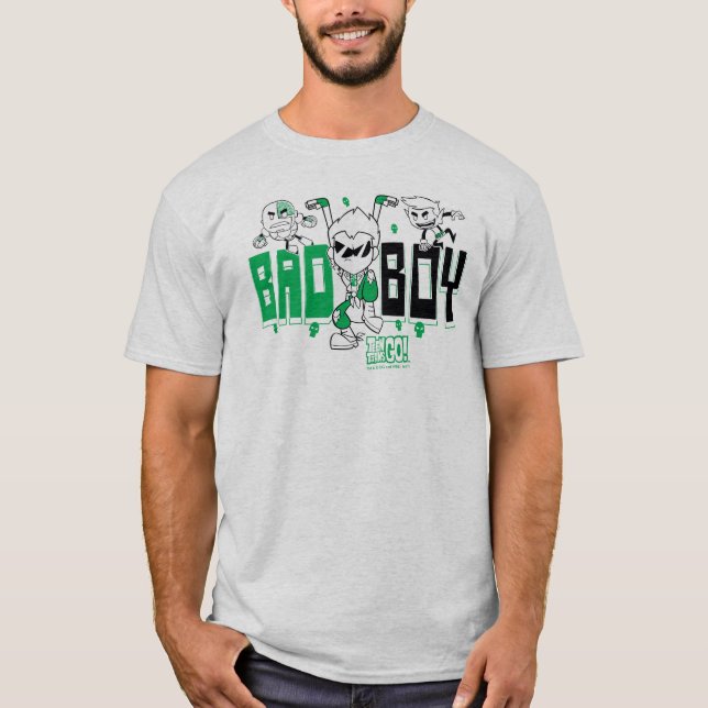 Camiseta ¡Los titanes adolescentes se van! | Robin "Bad Boy (Anverso)