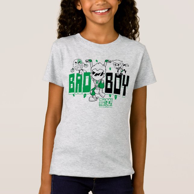 Camiseta ¡Los titanes adolescentes se van! | Robin "Bad Boy (Anverso)