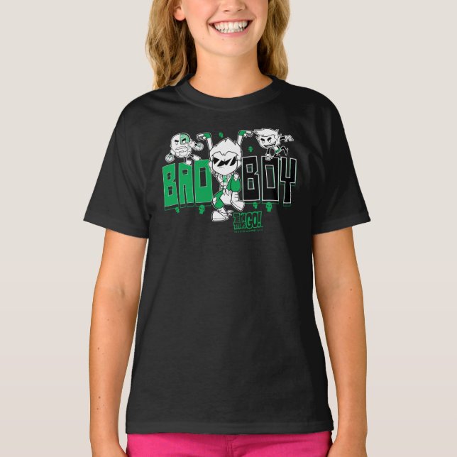 Camiseta ¡Los titanes adolescentes se van! | Robin "Bad Boy (Anverso)