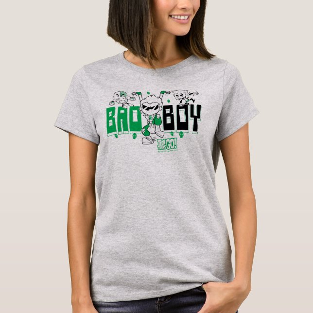 Camiseta ¡Los titanes adolescentes se van! | Robin "Bad Boy (Anverso)