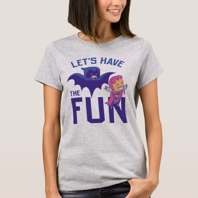 Camiseta ¡Los titanes adolescentes se van! | Starfire & Rav (Anverso)